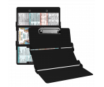 WhiteCoat Clipboard® Trifold - Black Occupational Therapy Edition